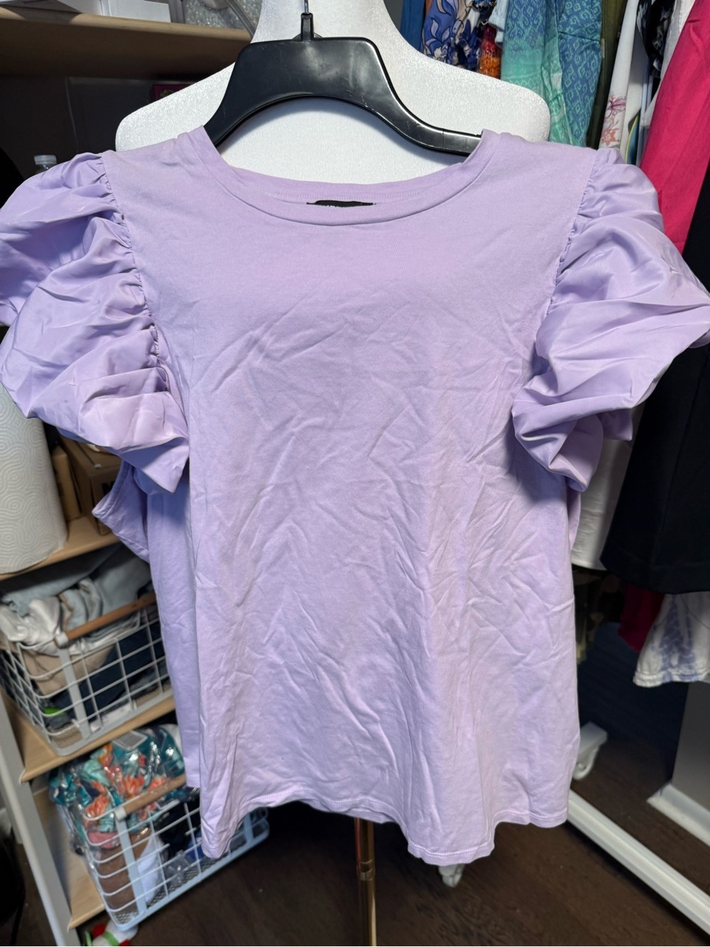 Express Puff Sleeve Top – Size XL | EUC